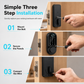 🔥Time-Limited Special💥Smart Fingerprint Deadbolt Door Lock with Bluetooth Keyless Entry